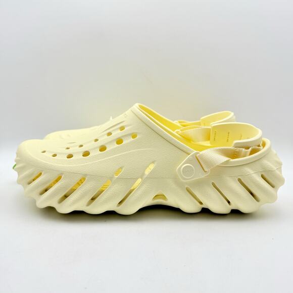 Crocs Mens Echo Clogs US 11 EU 45-46 Cream NWOB main image 4